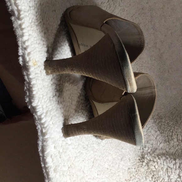 Nine West Leather Mules with Heels - Picture 3 of 5